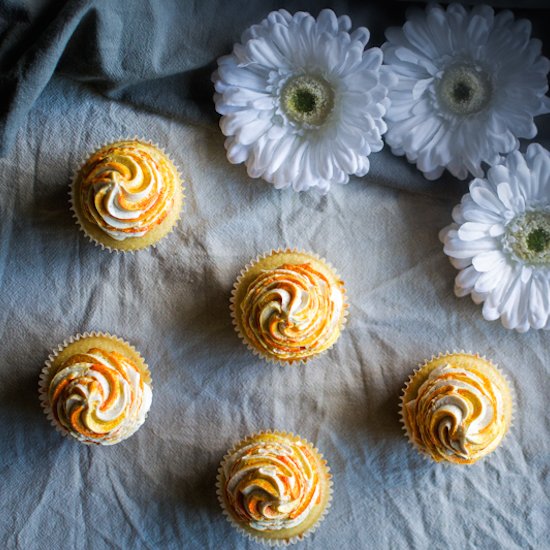 Orange Blossom Spice Cupcakes