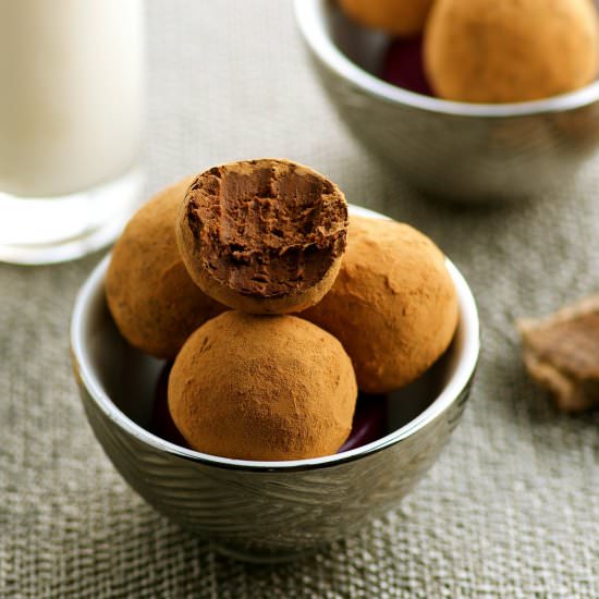 Skinny Vegan Chocolate Truffles