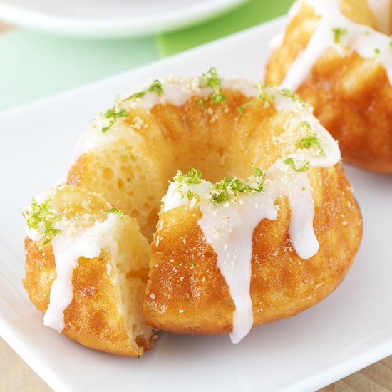 Key Lime Pie Bundt Cakes