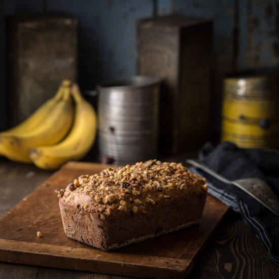 Banana Bread with Dates and Walnuts