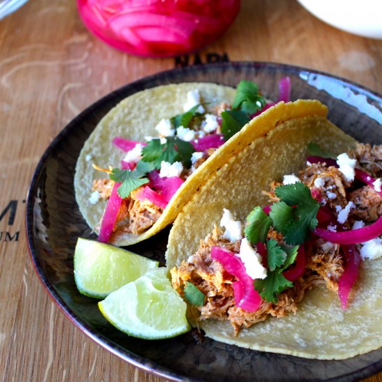 Shredded Crock Pot Mexican Chicken