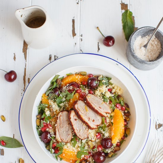 Roast Duck and Cous Cous Salad