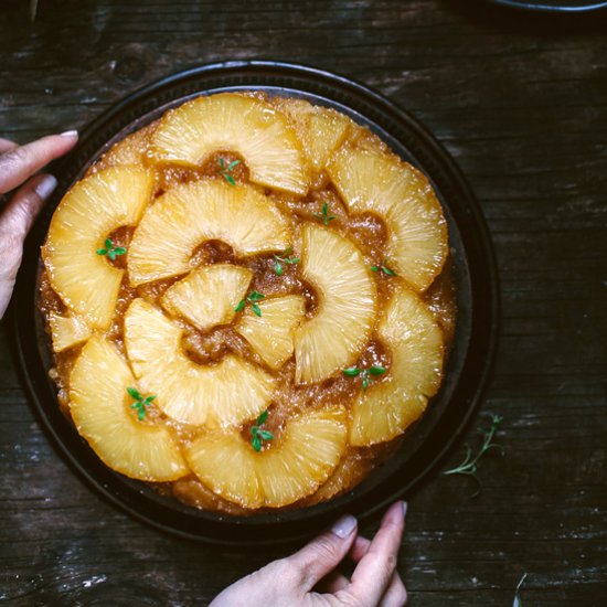 Upside-Down Pineapple Cake