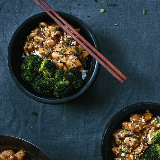 Quick Chicken Stir Fry w/ Broccoli