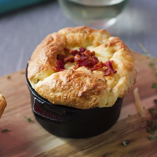 Potato Soufflé with Roasted Garlic