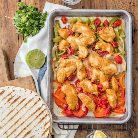 Baked Chicken Fajitas