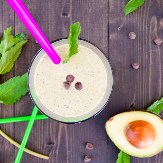 Healthy Mint Chip Smoothie