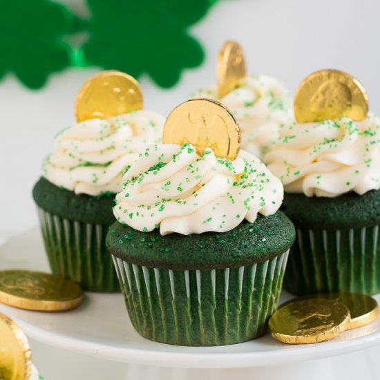 Green Velvet Cupcakes