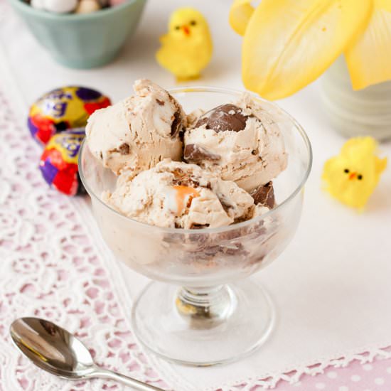 Cadbury Creme Egg Ice Cream