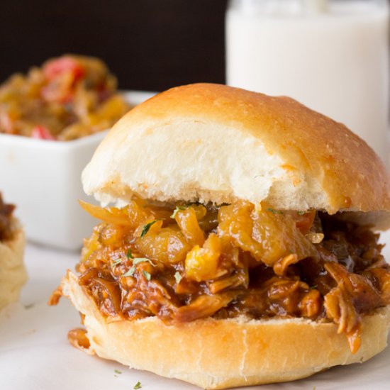 Pulled Jerk Chicken Sandwich