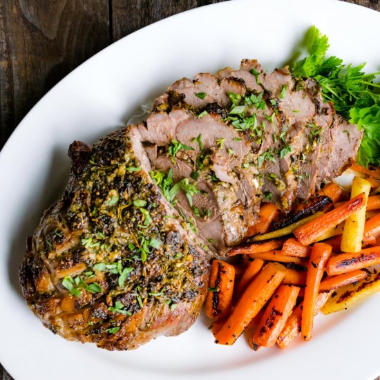 Boneless Leg of Lamb with Tarragon