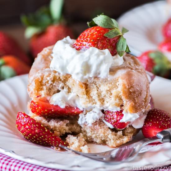 Donut Strawberry Shortcake