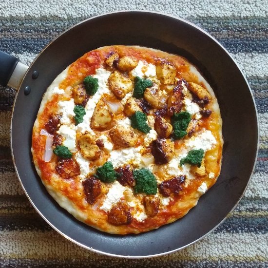 Skillet Pizza | Tawa Pizza