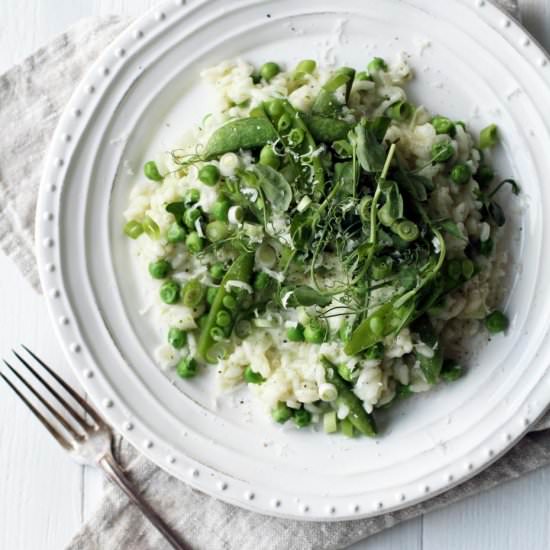 Pea and Mint Risotto