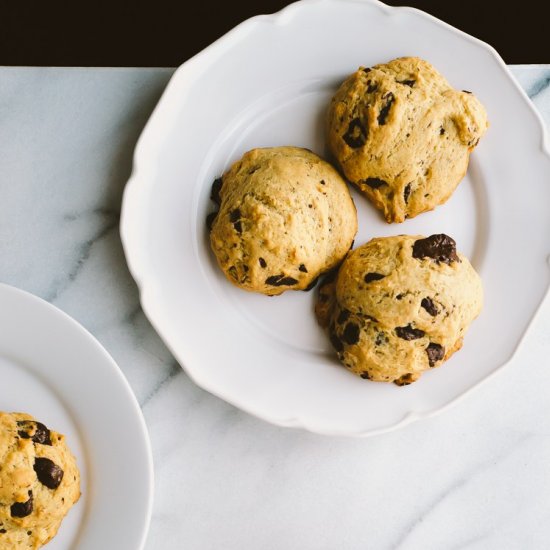 Dark Chocolate Chunk Scones