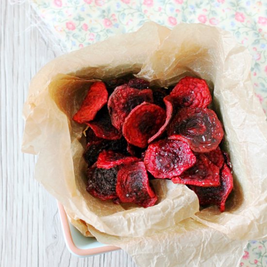 Fried Beet Chips