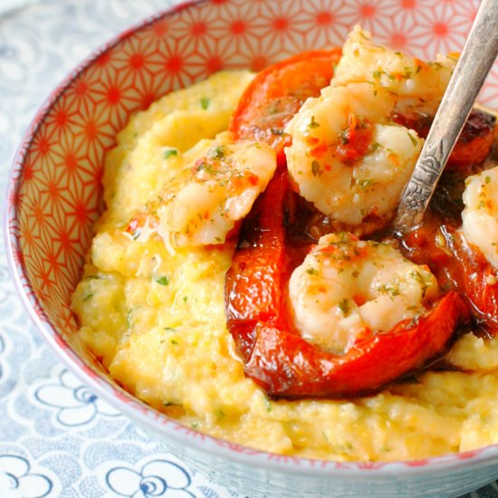 Italian-Style Shrimp and Grits