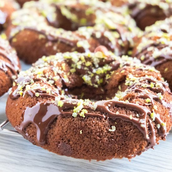 Plantain Donuts with Chocolate