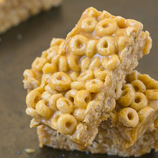 3 Ingredient No Bake Cereal Bars