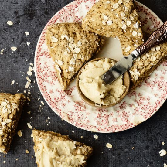 Whole Grain Scones w/ Maple Butter