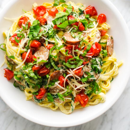 Roasted Tomato & Ricotta Fettuccine