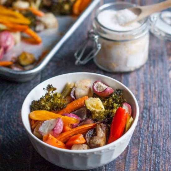 Easy Roasted Garlic Vegetables