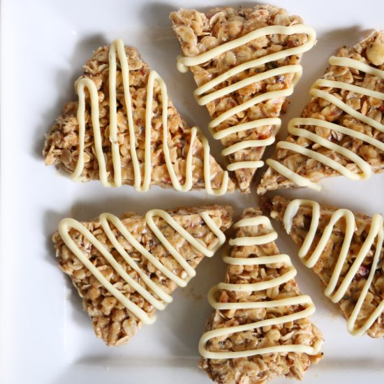 No Bake PB Coconut Oil Cereal Bar