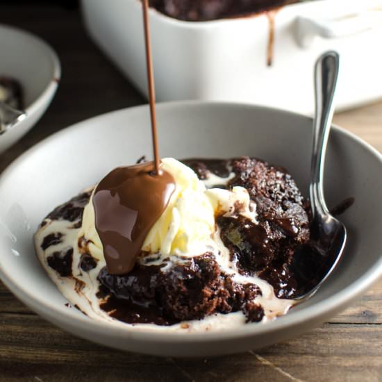 Self Saucing Chocolate Pudding