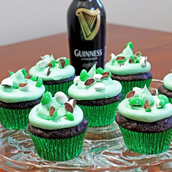 Guinness Chocolate Cupcakes