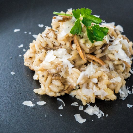 Chanterelle Mushroom Risotto