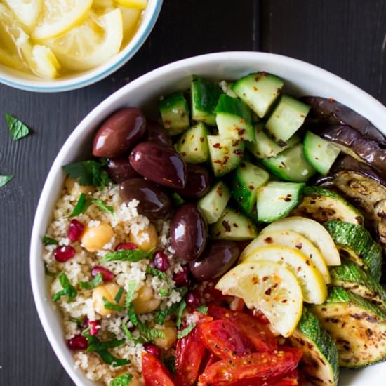 Moroccan salad bowl