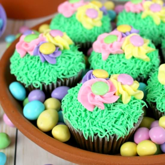 Flower Garden Cupcakes