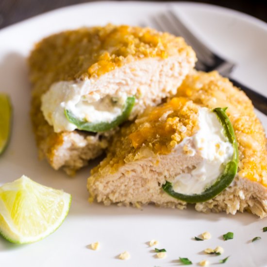 Quinoa Jalapeno Popper Chicken