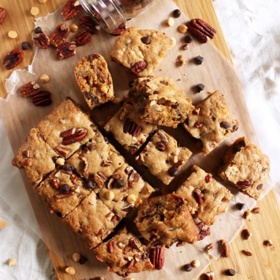 Chocolate Butterscotch Blondies