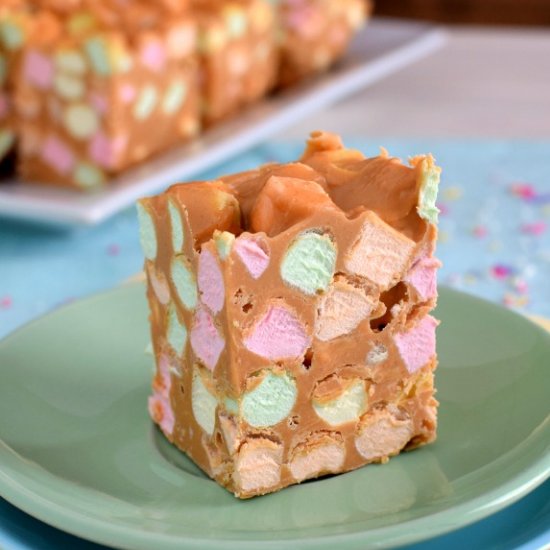 Peanut Butter Confetti Squares