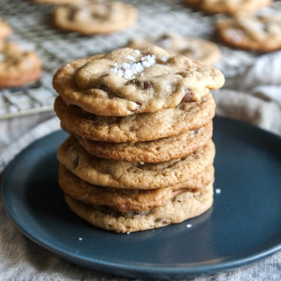 The Best Salted Caramel Chocolate Cookie