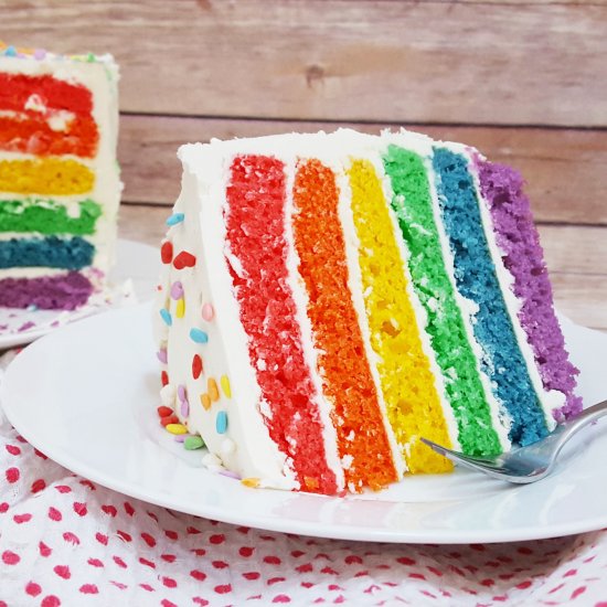 Rainbow Layer Cake