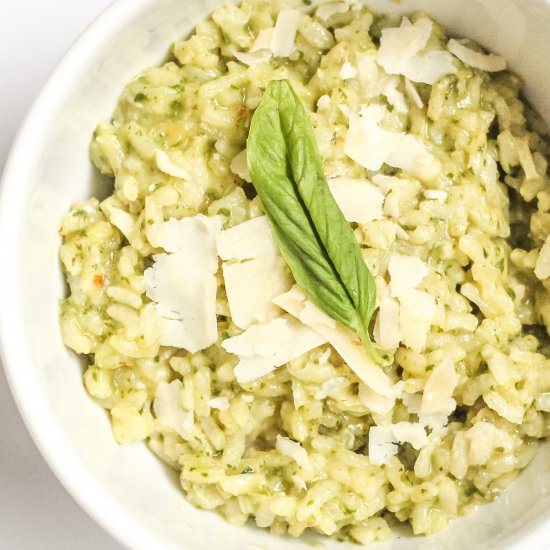 Creamy Pesto Risotto