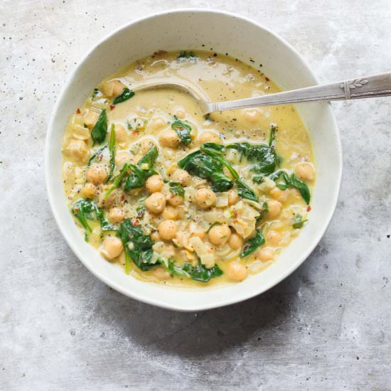 Coconut Chickpeas Curry