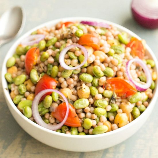 Edamame Couscous Salad