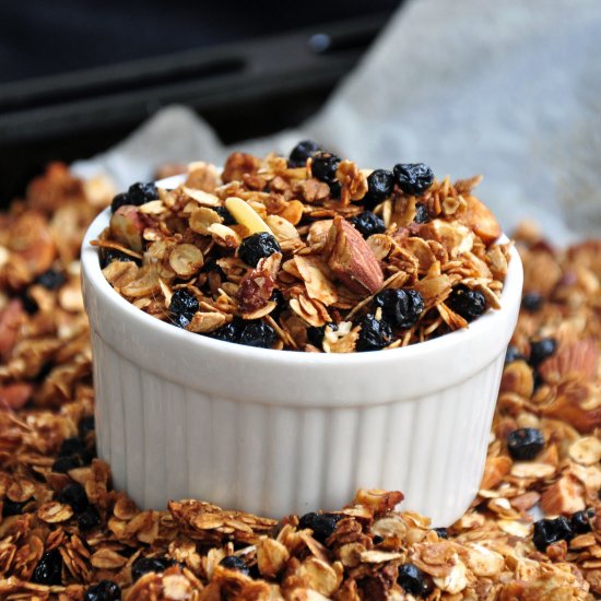 Blueberry Almond Granola