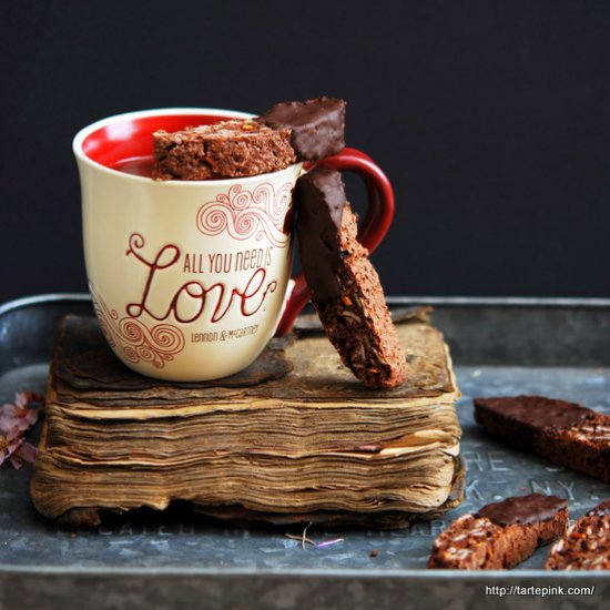 Chocolate, Orange, and Almond Biscotti