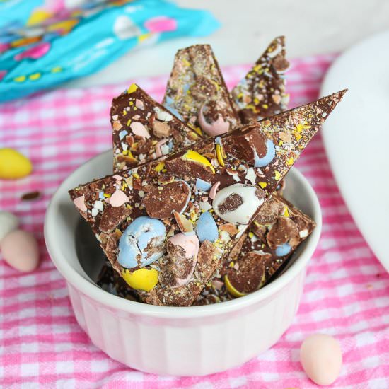 Mini Egg Chocolate Bark