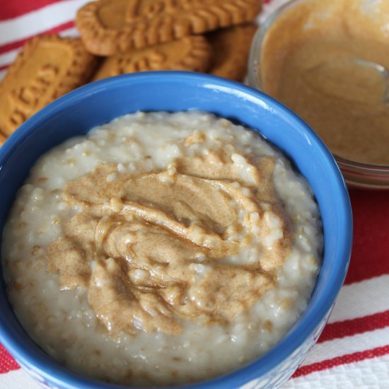 Cookie Butter Oatmeal