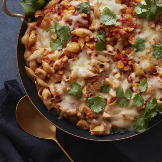 Chicken Enchilada Pasta Bake