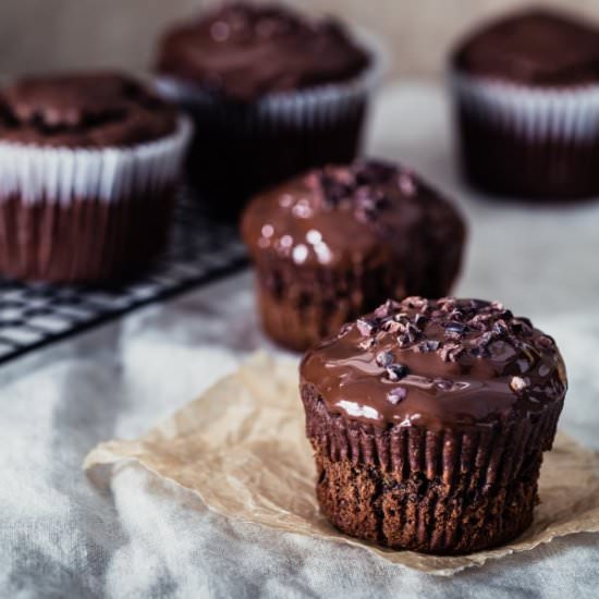 Banana Bread Chocolate Muffins