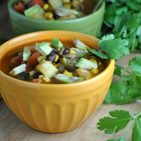 Zucchini and Corn Chili