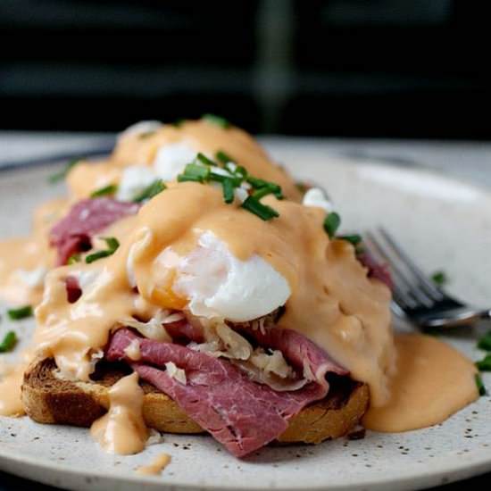 Reuben Eggs Benedict