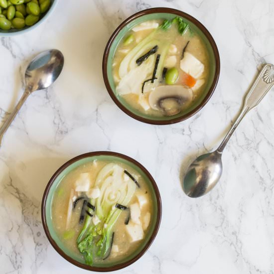 Vegetable Miso Soup