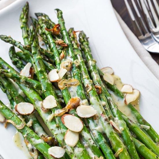 Asparagus with a Zesty Dijon Sauce